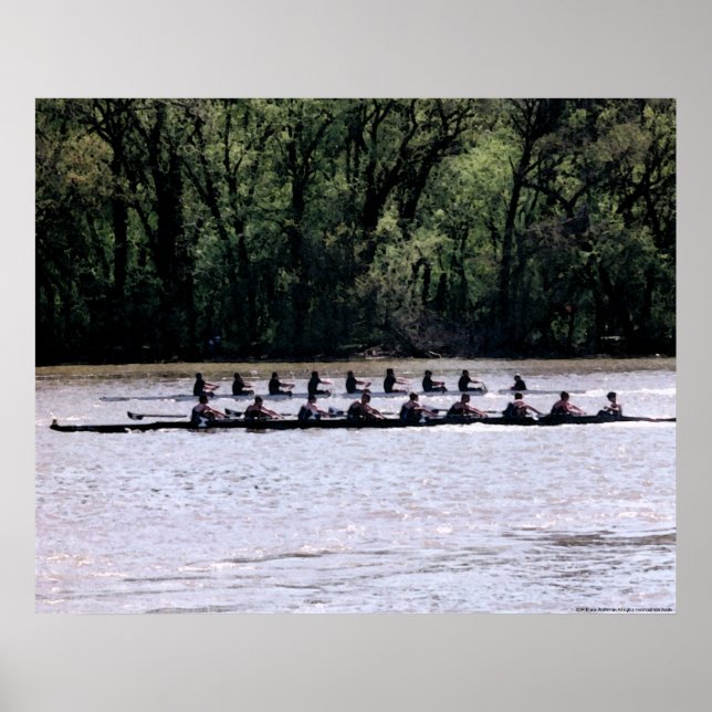 Scullers on the Potomac Poster (Front)