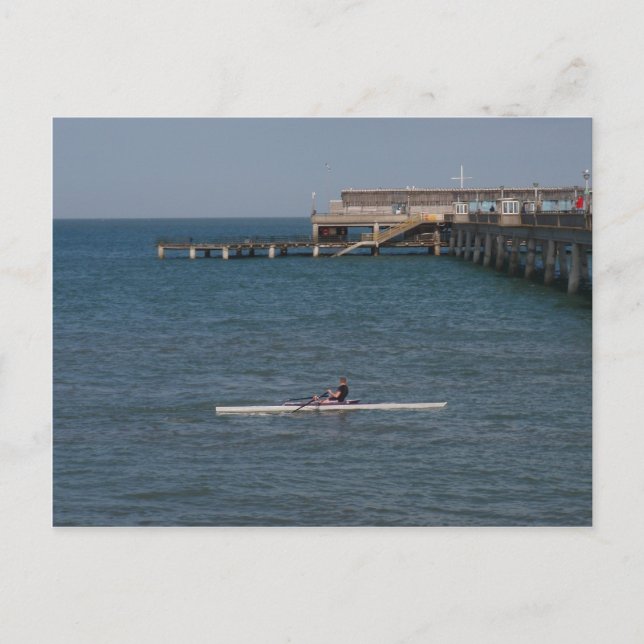 Sculling On The Sea Postcard (Front)
