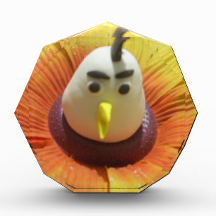 Sculpted Bird in Sunflower Art Print Award