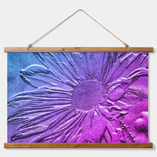 Sculpted Effect Black Eyed Susan Flower Art Hanging Tapestry