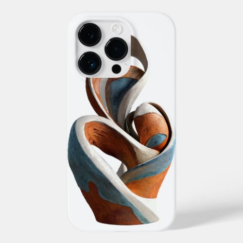  Sculpted Elegance Abstract Pottery 3D Mobile Co Case_Mate iPhone 14 Pro Case