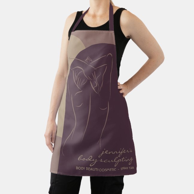 Sculpting Contouring Spray Tan Massage Apron