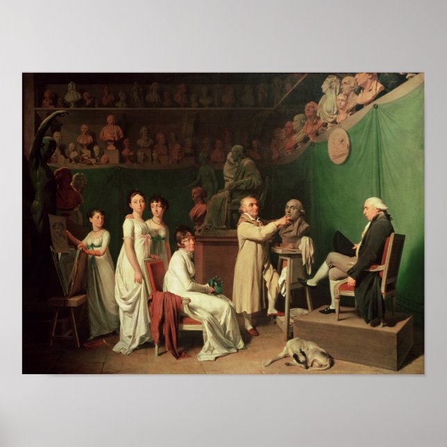 Sculpting the Bust of Pierre Marquis de Poster (Front)