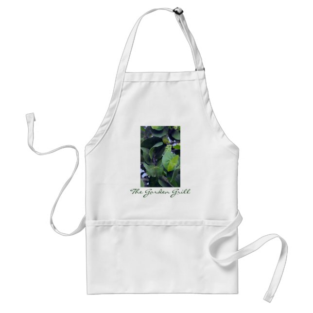 Sculptural Leaves Adult Apron (Front)