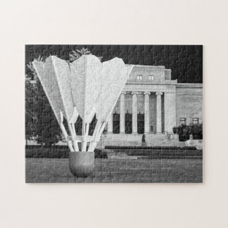 Sculpture at the Nelson Puzzle