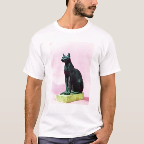 Sculpture of a cat Late Period T_Shirt