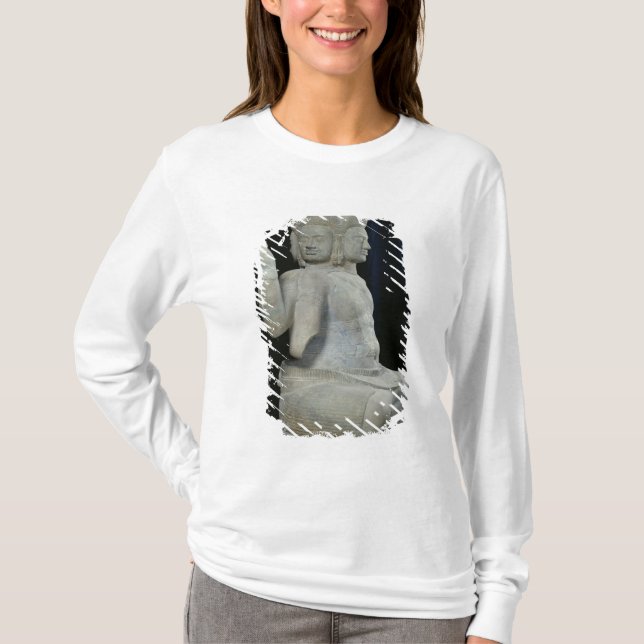 Sculpture of Brahma with four faces T-Shirt (Front)