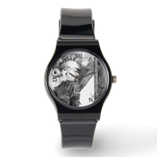 Sculpture of castle Pencil Art Watch