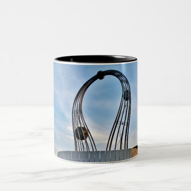 Sculpture Two-Tone Coffee Mug (Center)