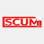 Scum Stamp Bumper Sticker