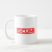 Scum Stamp Coffee Mug (Left)