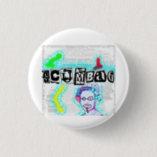Scumbag Party Logo Button (Front)