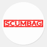 Scumbag Stamp Classic Round Sticker