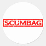 Scumbag Stamp Classic Round Sticker