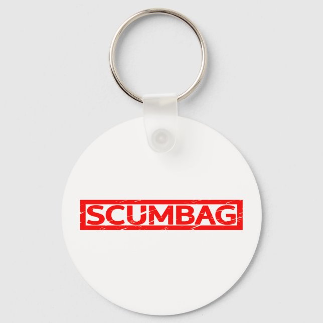 Scumbag Stamp Keychain (Front)