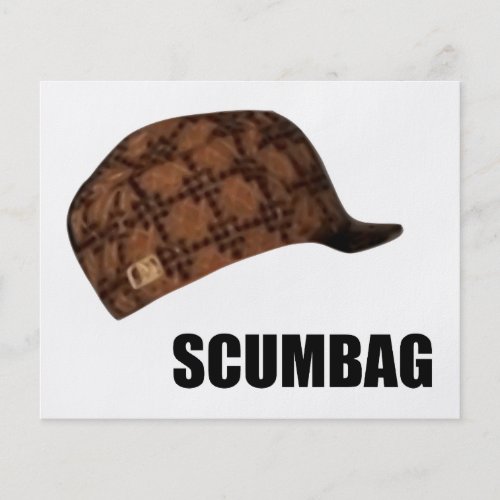 Scumbag Steve Hat Meme Flyer
