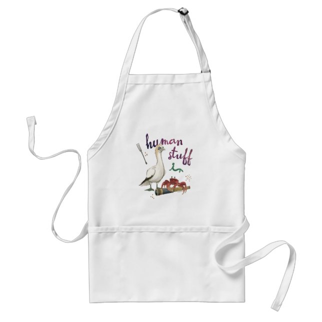 Scuttle’s Human Stuff Adult Apron (Front)