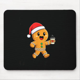 Scy And Caffeinated Coffee Men Women Gingerbread C Mouse Pad