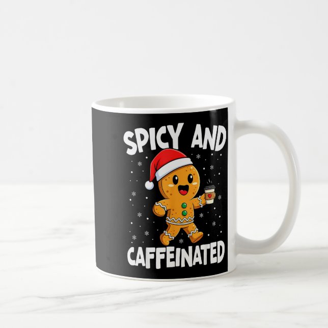 Scy And Caffeinated Coffee Women Gingerbread Chris Coffee Mug (Right)