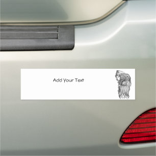 Scythe man - The Death , Grim reaper Car Magnet