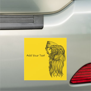 Scythe man - The Death , Grim reaper Car Magnet