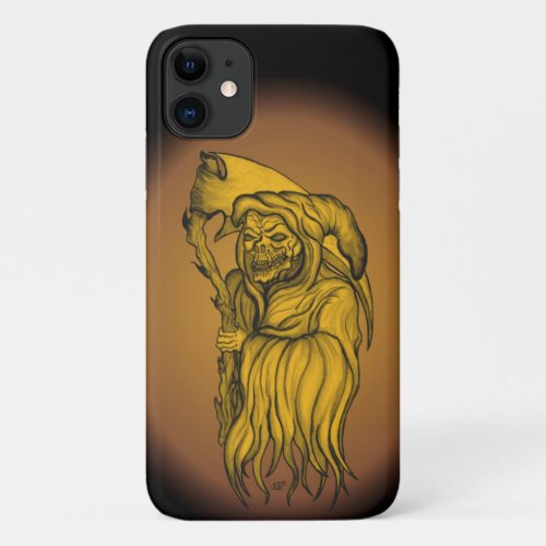 Scythe man _ The Death  Grim reaper iPhone 11 Case