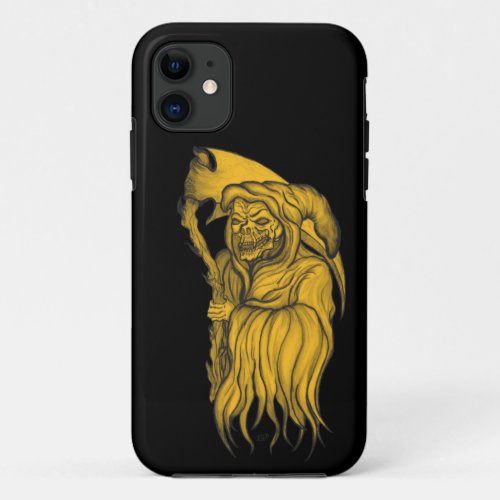 Scythe man _ The Death  Grim reaper iPhone 11 Case