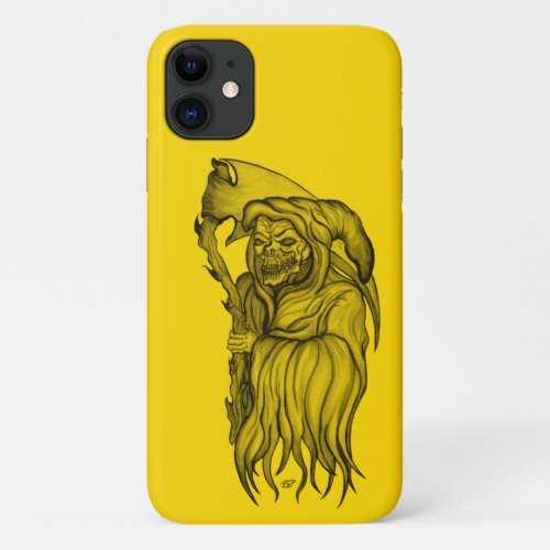 Scythe man _ The Death  Grim reaper iPhone 11 Case