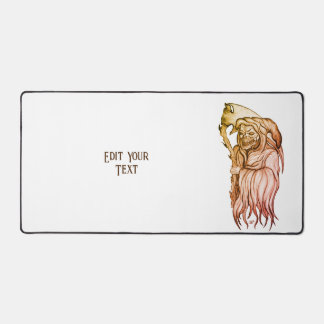 Scythe man - The Death , Grim reaper Desk Mat