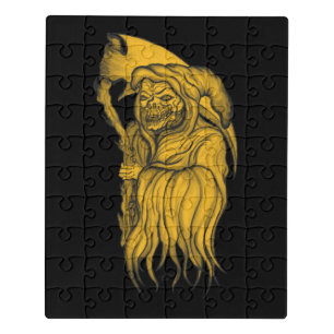 Scythe man - The Death , Grim reaper Jigsaw Puzzle