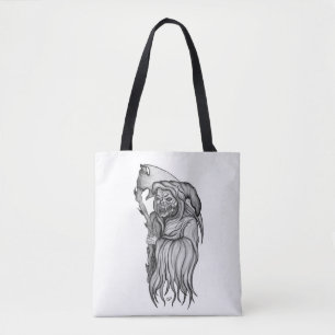 Scythe man - The Death , Grim reaper Tote Bag