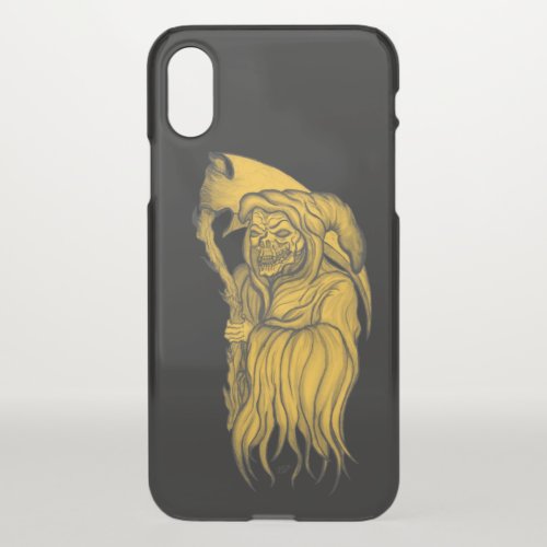 Scythe man _ The Death  Grim reaper iPhone X Case