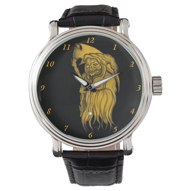Scythe man - The Death , Grim reaper Watch (Front)