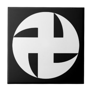 Scythe Manji (Togakushi Shrine) Ceramic Tile
