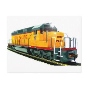 SD-40 Locomotive Postcard