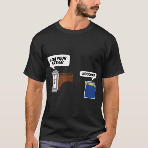 SD Card and Camera film funny photographer T_Shirt