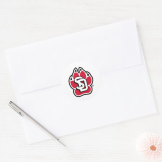 SD Coyotes Classic Round Sticker