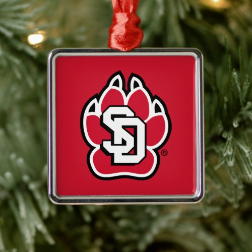 SD Coyotes Metal Ornament