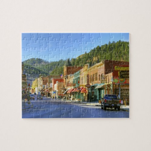 SD Deadwood Historic Gold Mining town Jigsaw Puzzle