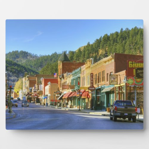 SD Deadwood Historic Gold Mining town Plaque