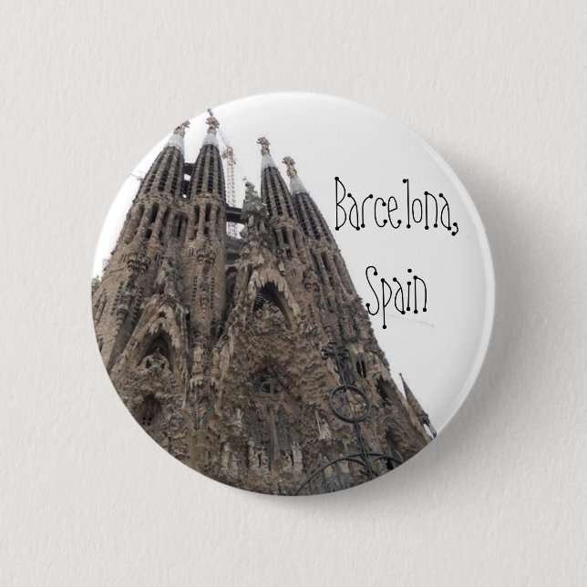 SDC10239, Barcelona, Spain Button (Front)