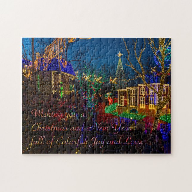 SDC Christmas Midtown Greetings Jigsaw Puzzle (Horizontal)
