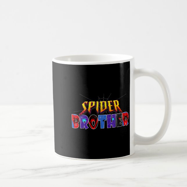 Sder Brother Shirt Birthday Family Funny Halloween Coffee Mug (Right)