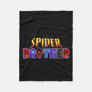 Sder Brother Shirt Birthday Family Funny Halloween Fleece Blanket