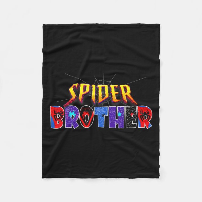 Sder Brother Shirt Birthday Family Funny Halloween Fleece Blanket (Front)