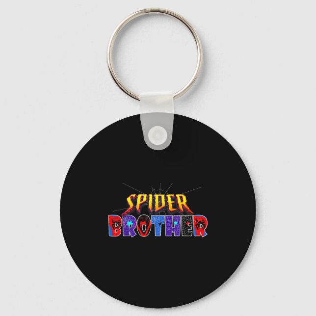 Sder Brother Shirt Birthday Family Funny Halloween Keychain (Front)