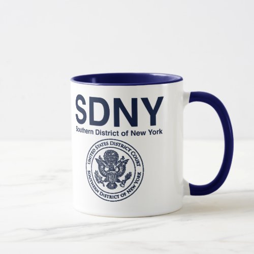 SDNY Southern District of New York Mug