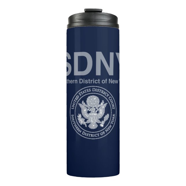 SDNY (Southern District of New York) Thermal Tumbler (Front)
