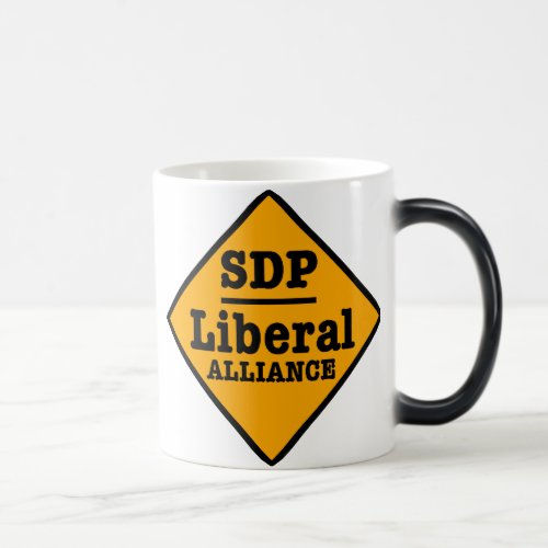 SDP Liberal Alliance Sign Magic Mug