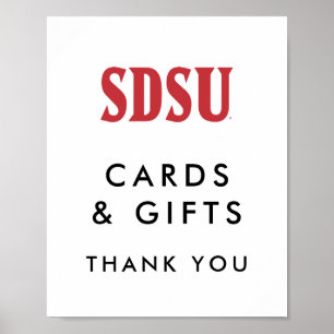 SDSU Graduation Honoring Aztecs in San Diego Poster